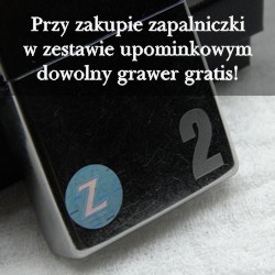 Oryginalne zapalniczki benzynowe Zippo z dowolnym grawerem.