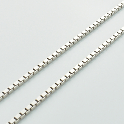 Srebrny łańcuszek kostka 1,4 mm - 60 cm