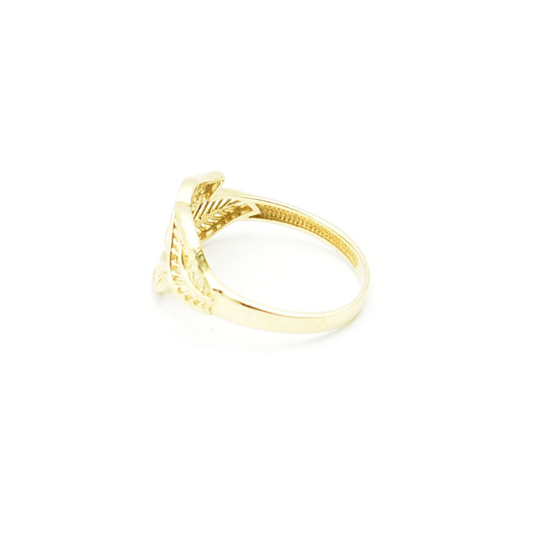 Ażurowy pierścionek ze złota próby 585