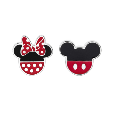 Kolczyki Minnie & Mickey Mouse- srebro