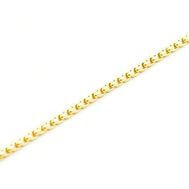 Klasyczny złoty łańcuszek ze złota próby 585.