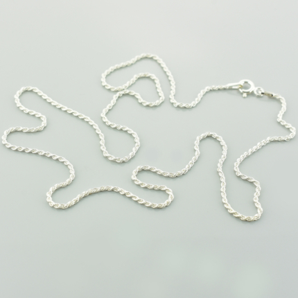 Srebrny łańcuszek korda 1,3 mm - 50 cm