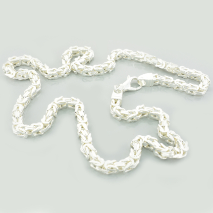 Srebrny łańcuszek splot królewski 60 cm b. gruby - 88,60 g