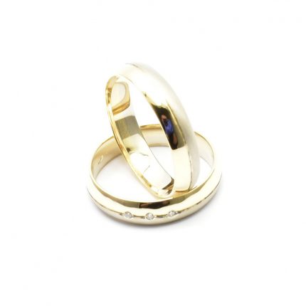 Zdjęcie nr. 8 Obrączki ślubne z białego i żółtego złota