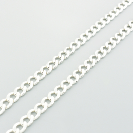 Srebrny łańcuszek gruba pancerka 55 cm - 29,69 g