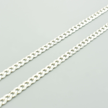 Srebrny łańcuszek pancerka 4 mm- 60 cm