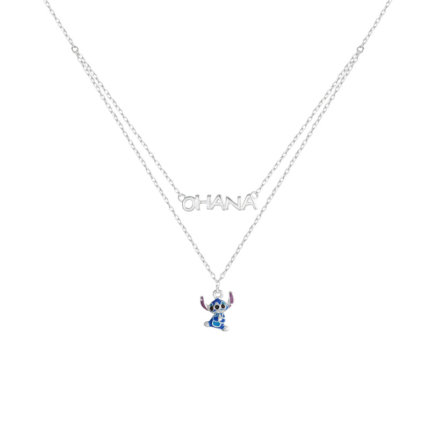 Srebrny naszyjnik Stitch- OHANA