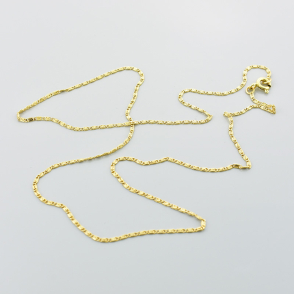 Złoty łańcuszek - 45 cm, 2,13 g, 585